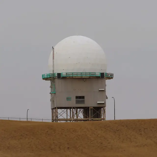 The old radar dome near Alsask